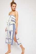 Wild Romance Embroidered Midi Dress By Free People